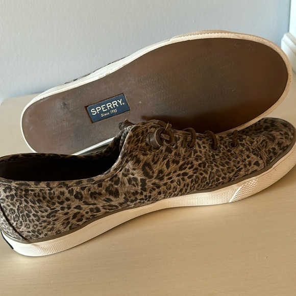 Sperry Cheetah Seacoast Sneakers - Picture 8 of 9